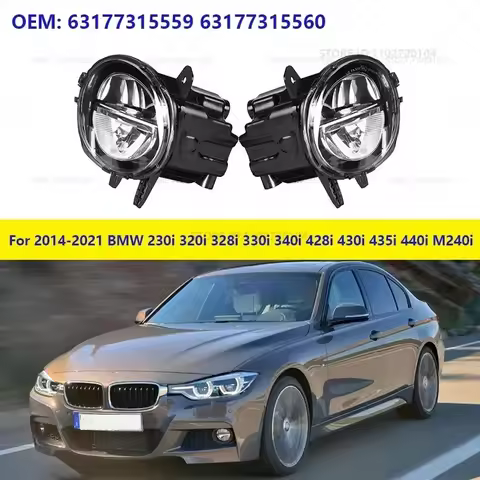 For 2014-2021 BMW 230i 320i 328i 330i 340i 428i 430i 435i 440i M240i (F22 F23 F30-F36) Fog Light Lam