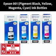 [Bundle Set] Epson 001 Ink Bottle Ink 001(Black, Cyan, Magenta, Yellow) for printer L4150 L4160 L616