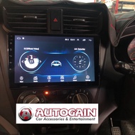 Perodua axia Android player 9 inch