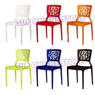 【Free】3V Modern Stackable Dining Plastic Chair / Office Chair / Furniture / Kerusi