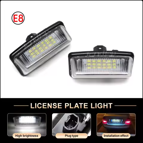 LED License Plate Lights For Toyota Corolla Crown Alphard Wish Noah Voxy Caldina Starlet Sprinter Ce