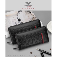 Joseph Amani Elegant Luxury Genuine Leather Long Wallet for Couple Valentine