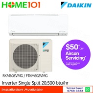 Daikin Inverter Single Split AirCon 21000BTU RKM60ZVMG/FTKM60ZVMG