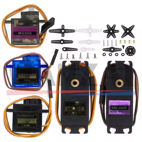 SG90 MG90 MG90S Servos Digital MG995 MG996 Servo Metal Gear for Futaba JR Car RC Model Helicopter Bo