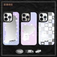 Caset1fy Bear IMD Mirror Case Compatible for iPhone 15 Pro Max 14 Pro Max 13 Pro Max 12 Pro Max 11