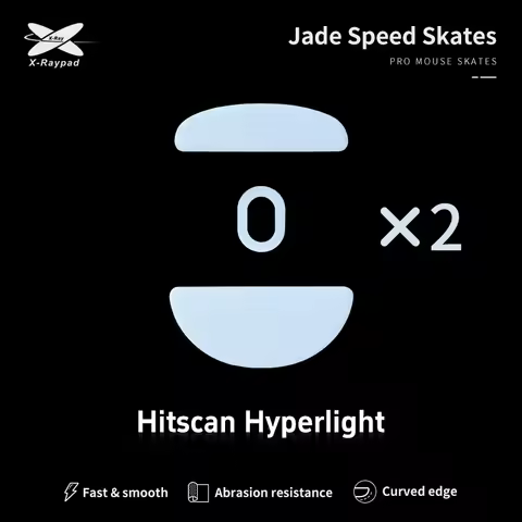 X-Raypad Jade Speed mouse skates for Hitscan Hyperlight Wireless Gaming Mouse