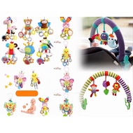 🐳baby infant toys infant stroller bed cot crib hanging doll teether animal rattles toys soothing