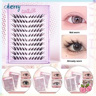 CHERRY Segmented False Eyelashes, Anime Cosplay With Glue Strips Manga Lashes, Fashion Glue Free Mul