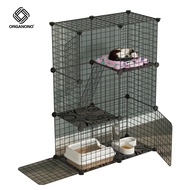 Organono DIY 2-3 Layer Pet Cage for Cat Rabbit Pet Home Dog Cage Cat House Cage