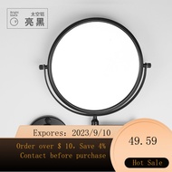 NEW Dima（DIMA）Bathroom Mirror Punch-Free Wall Hanging Wall Sticker Hotel Double-Sided Hairdressing Mirror Retractable