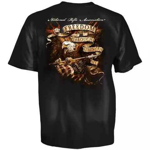 Nra T Shirt Eagle Freedom Strength New National Rifle Association S 3X