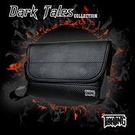 [ FIGHTING ] Dark Tales Collection กระเป๋าแมสเซนเจอร์หนังหุ้มคาร์บอน ( แม่เหล็ก )