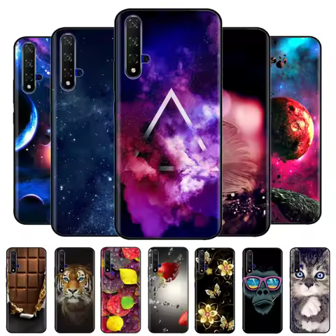 For Huawei Nova 5T Case Silicone Back Cover For Huawei Honor 20 Case 6.26'' TPU Coque For Huawei Nov