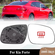 For Kia Forte 2009-2016 Car Accessories Rearview Mirror Lenses Exterior Side Reflective Glass Lens W