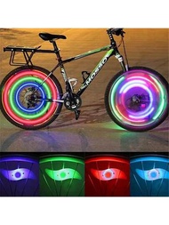 車輛車輪顏色燈,輪胎燈適用於夜晚騎術,山公路自行車適用於燈光