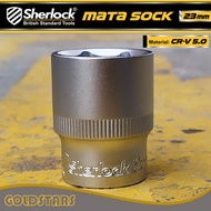 MATA 23 mm 6 PT Original Sherlock Shock Wrench 1/ 2 inch Socket Bit Socket Wrench Set Spannar Set