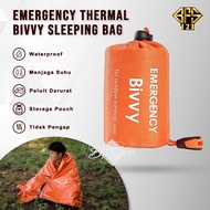 Emergency Thermal Bivvy Sleeping Bag Survival Kit Blanket Ultralight