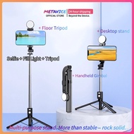 Bluetooth Selfie Stick-Tripod+Detachable Beauty Light, Handheld Retractable, Live Super Convenient, 