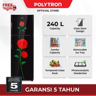 POLYTRON Kulkas 2 Pintu 240L Belleza Varia PRM 28DRX