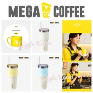 [KOREA] Mega Coffee Stainless Steel Straw Tumbler Mug Cup / Mega Coffee Tumbler / MGC Tumbler