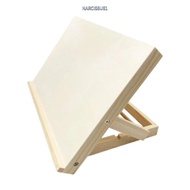 NARCISSUS13A0E Wood Drawing Easel, Lightweight Foldable Tabletop Easel,  Portable Art Supply Adjusta