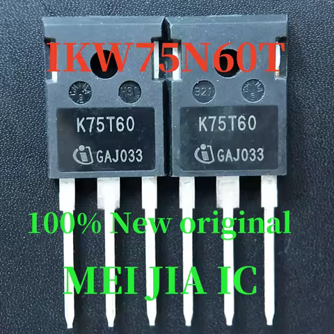 50PCS STPS60H100CT IKW75N60T K75T60 BT40T60 TK15A60D RCX220 N25 K75T60 K15A60D 100% New original