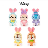 [💯 Authentic] Disney Tsum Tsum Bunny Suit 25cm Rabbit Collection | Stitch | Mickey Mouse | Minnie Mouse Plush Toys