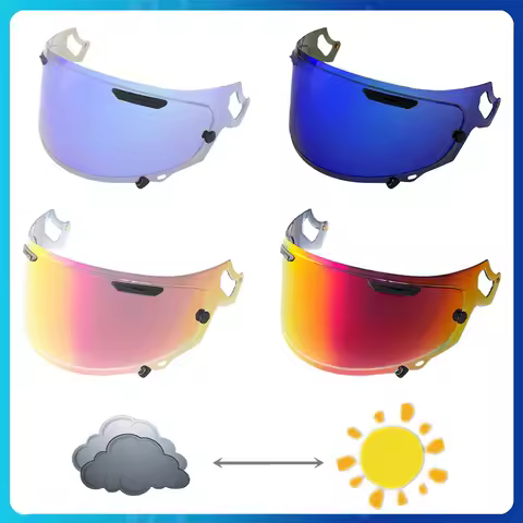 Photochromic Lenses Helmet Shield Lens for ARAI RX-7X RX-7V RX7X CORSAIR-X RX7V NEO XD VAS-V VECTOR-