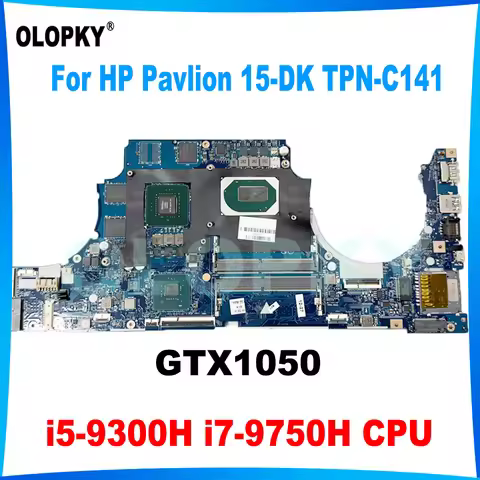 FPC52 LA-H461P Motherboard with i5-9300H I7-9750H CPU GTX1050 GPU for HP Pavlion 15-DK TPN-C141 Lapt