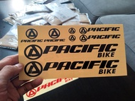 Cutting Stiker Pacific Variasi Sepeda Sticker Frame Aksesoris Body Mtb Lipat