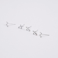 S999 Pure Silver Cross Earrings