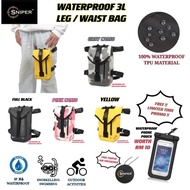 SG043) [NEW 4in1STYLE] 3L SNIPER WATERPROOF SLING BAG LEG BAG WAIST BAG CHEST BAG DRY BAG Motorcycle