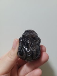 銀曜石貔貅43.8mm(L)×32.6mm(W)×30.1mm(H)  (擺件/水晶)