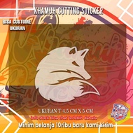 Fox 01 cutting Sticker