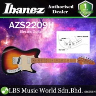 Ibanez AZS2209H Ash Body Prestige Electric Guitar with SH Pickup and Roasted Maple Fingerboard - Tri