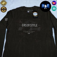 Kaos Distro Cresida Lengan Panjang Pria Brand | Kaos CRS 91 Lengan Panjang Tersedia Ukuran JUMBO | B