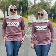 Kaos Zolaqu Wanita ORIGINAL Lengan Panjang / Kaos Zolaqu Cotton Combed