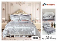 CADAR PENGANTIN 1200 THREAD COUNTS 7 IN 1 KAHWIN STYLISH WITH COMFORTER