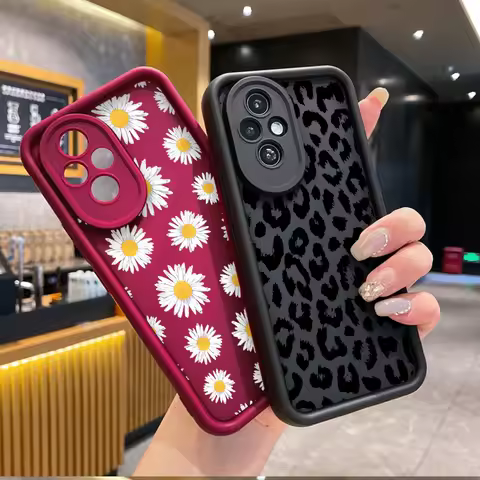 Leopard Print Phone Case for Honor Huawei 200 70 90 Lite Mate 20 Pro Nova 10 P20 30 40 9 X X8 5G Sof