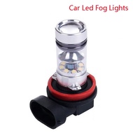 Buah H11 H8 Lampu Kabut 100 W 20SMD Mobil LED Kabut Bohlam Lampu Depan Lampu Putih Kuning