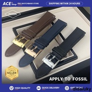 didaluky FOSSIL 20mm Men's Watch Strap Genuine Leather Apply to FS4632 BQ1009 FS4839 ME3078 BQ1007
