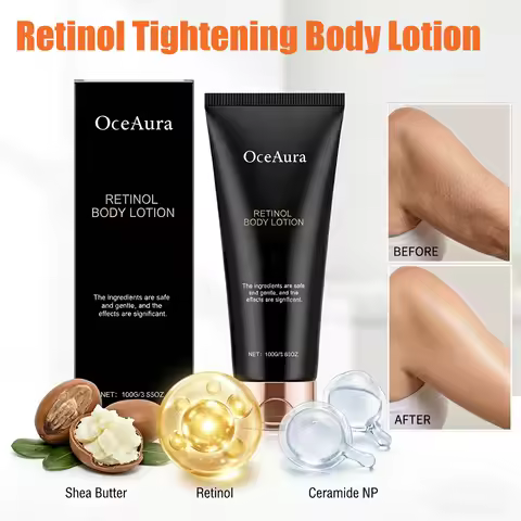 Retinol Body Lotion Anti Aging Firming Hydrating Brightening Increase Elasticity Softening Moisturiz