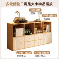 Eight-Grid Bookshelf Storage Cabinet Low Cabinet Small Yuan Floor Storage Cabinet Shelf Bookshelf Gr