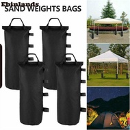 LUCKY-EBINLANDS 1/4Pcs Tent Sandbag, Canopy Black Garden Gazebo Foot Leg, Durable with Handle Sand Shelter Camping