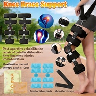 Knee Brace Knee Support Adjustable Hinged Knee Protector Medical Stabilizer ACL MCL Injury Recovery 
