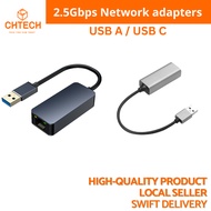 RTL8156 2.5Gbps Network Interface Card , USB 3.0 / USB C Network adapter