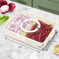 Refrigerator Storage Box Snack Storage Container/ Vegetable Container Kitchen Spices Chili Onion