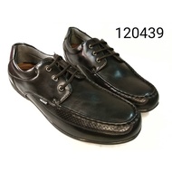 MACERIO MENS' LEATHER SHOES BLACK 120439