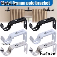 FUTURE 1pc Curtain Rod Brackets, Hardware Adjustable Curtain Rod Holder,  Home Hanger for 1 Inch Rod Metal Window Curtain Rod Support for Wall