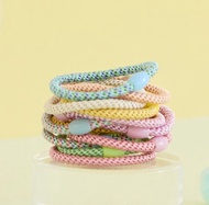 【L. ERICKSON 官方旗艦】 細版 彈力髮圈 12入 || 糖果粉 ||